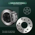 4X 2" Wheel Adapters 5x4.5 to 6x5.5 12x1.5 for Lexus GS300 GS350 GS460 LS430 (1998–2020)