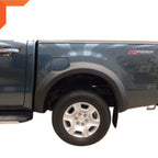 Matte Black Fender Flares for Ford Ranger T6 PX2 (2015-2018)