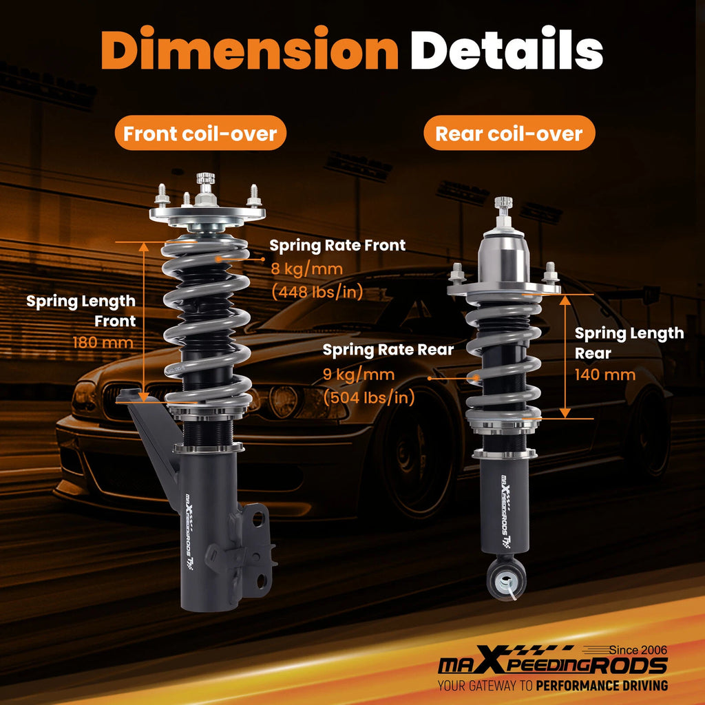 Coilovers Suspension Spring Kit for Honda CR-V (2002-2006)