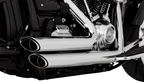 Vance & Hines Shortshots Chrome Exhaust for Harley Softail FXDR Fat Bob (2018–2022)