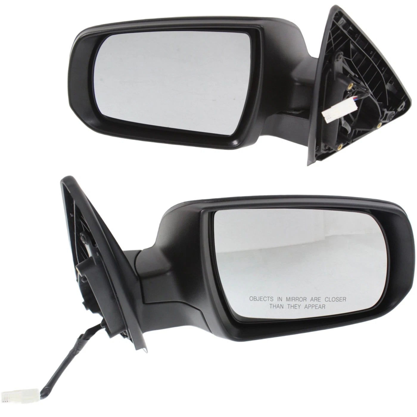 Power Mirrors for Kia Sorento (2011–2013) Textured Black
