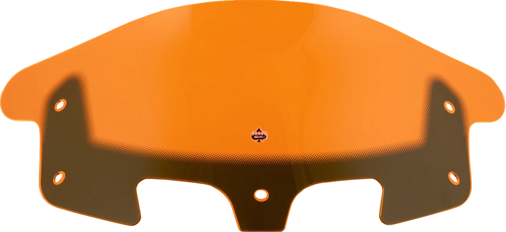 Klock Werks 10" Kolor Flare Windshield for Harley Davidson (2014–2023) - Orange Ice KWW-04-0632