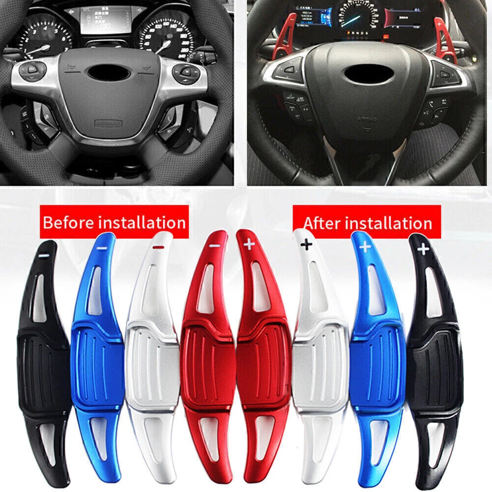 Steering Wheel Shift Paddle Extensions for Ford Mondeo Taurus Edge (2015–2023)