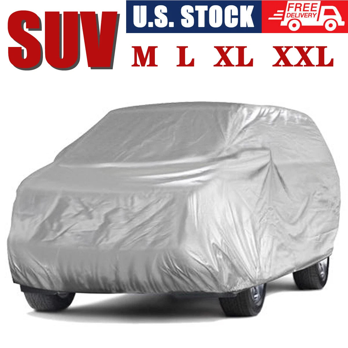 SUV Car Cover Waterproof UV Dust Rain Protection Universal M-3XL
