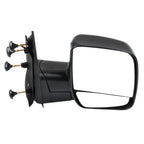 Clear Passenger Side Telescoping Black Mirror for Ford Econoline (2003–2014)