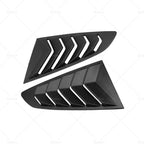 2X Side Window Louvers Sun Shade Cover for Ford Mustang (2015–2022)