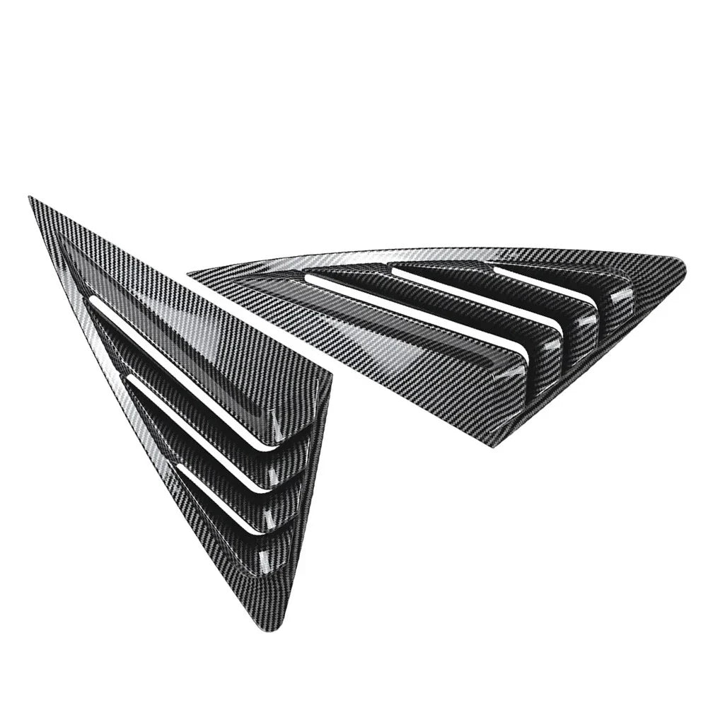 Rear Window Louvers Cover for Audi Q3 F3 Sportback (2019-2024) Carbon Look