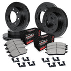 Set of 4 Brake Disc and Pad Kits for WHVH2 (Front & Rear)