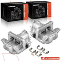 Pair Rear Disc Brake Caliper with Bracket for Chevy Malibu (2014–2015)