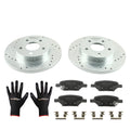Set of 2 Rear Brake Rotors + Ceramic Pads for Chevrolet HHR (2008–2010) S-55094