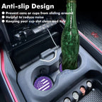 Colored American Flag Car Cup Holder Coaster Insert for 4 Packs (-)