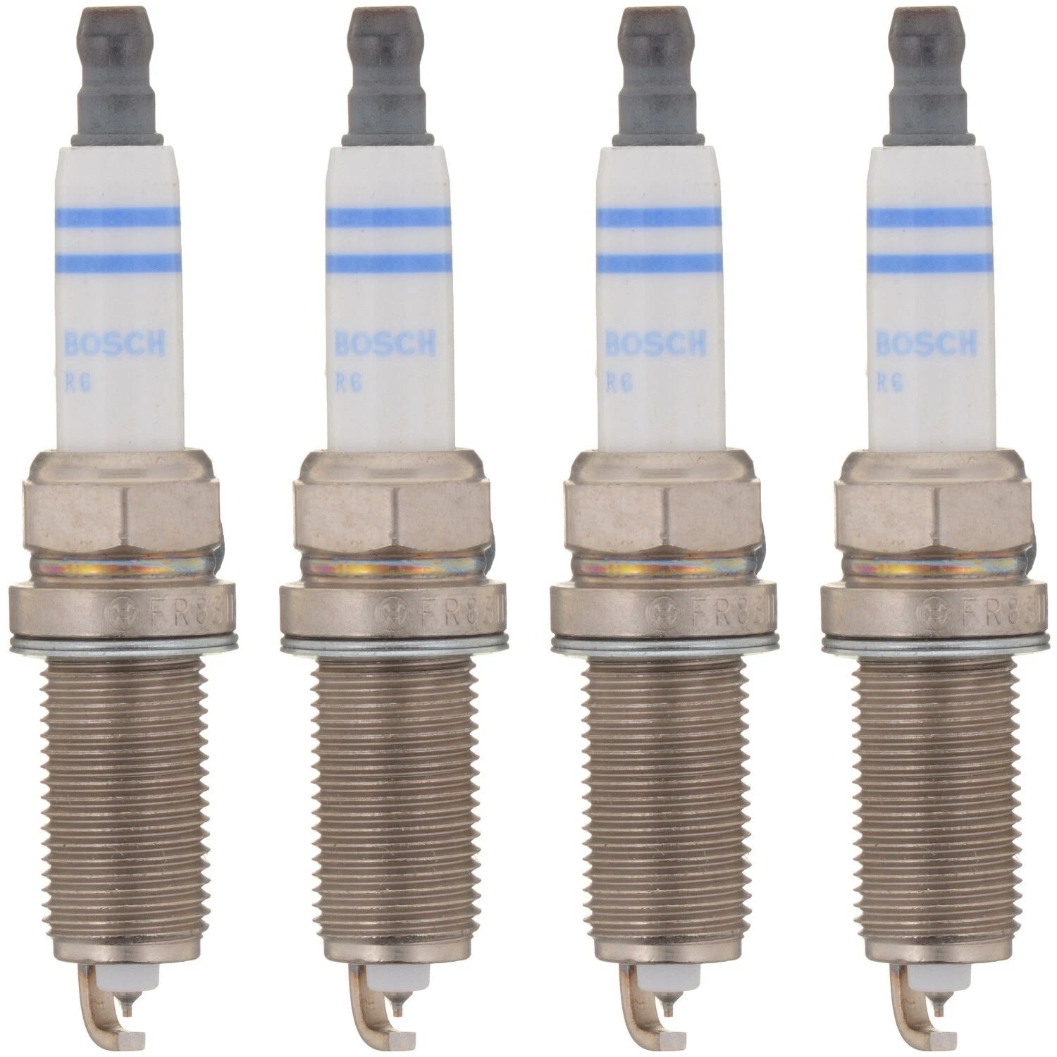 Set of 4 Bosch OE Fine Wire Double Iridium Spark Plugs for Chrysler Dodge Jeep (L4)