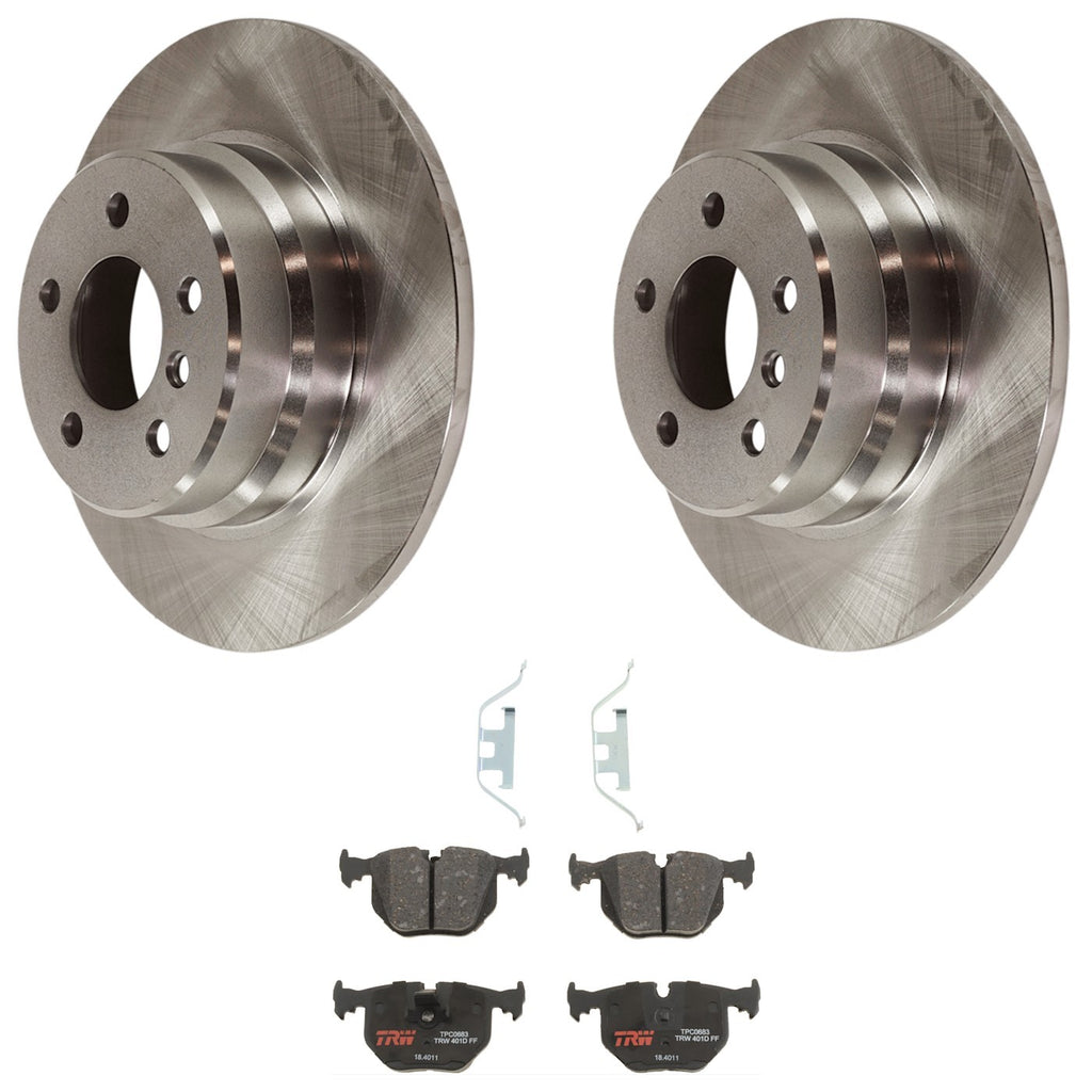 2X Brake Disc and Pad Kit for BMW X5 Series (E53)