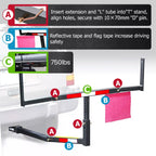 75" Kayak Bed Extender for Pickup Truck (750 lbs Capacity)