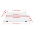 Clear Folding Windshield PC for EZGO TXT Medalist (1994–2014)