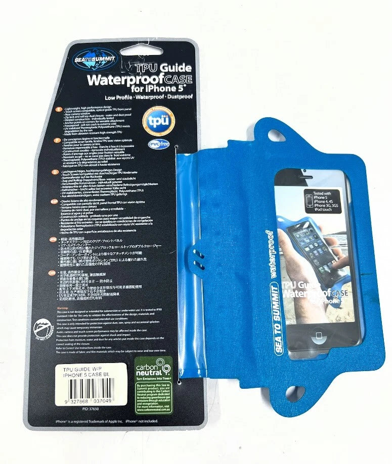 TPU Waterproof Case for iPhone 5 (2012–2013) - Blue