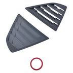 Carbon Fiber Look Quarter Window Louvers for Toyota Camry (2018–2024)