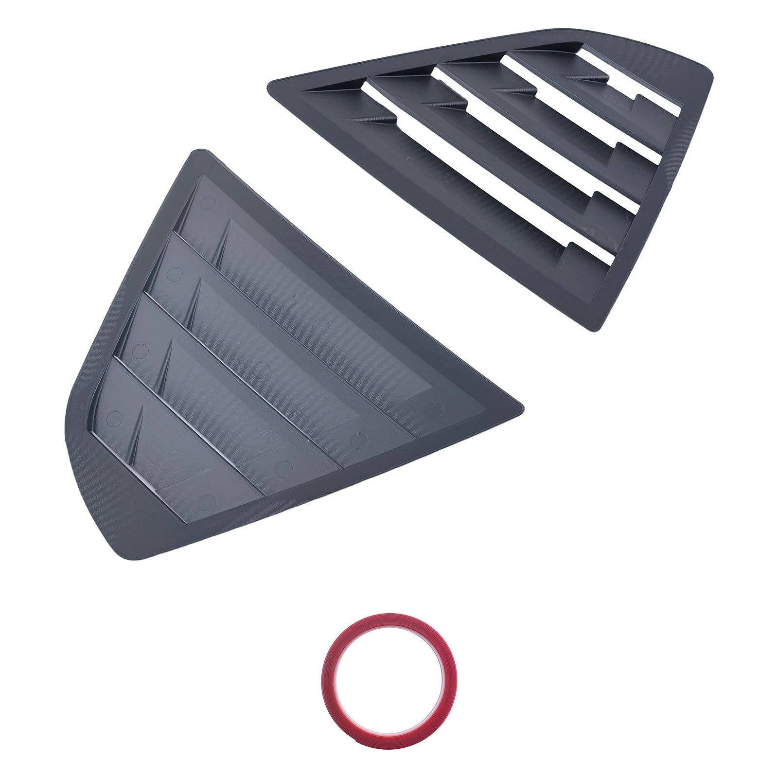 Carbon Fiber Look Quarter Window Louvers for Toyota Camry (2018–2024)