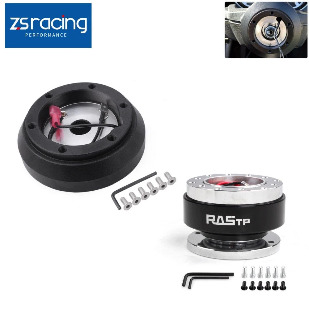 160H Hub Adapter + Blue Steering Wheel Quick Release for Mazda Miata RX-8 (1990–2002)