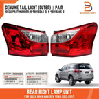 Tail Light Rear Lamp for Isuzu MU-X SUV (2013-2017)