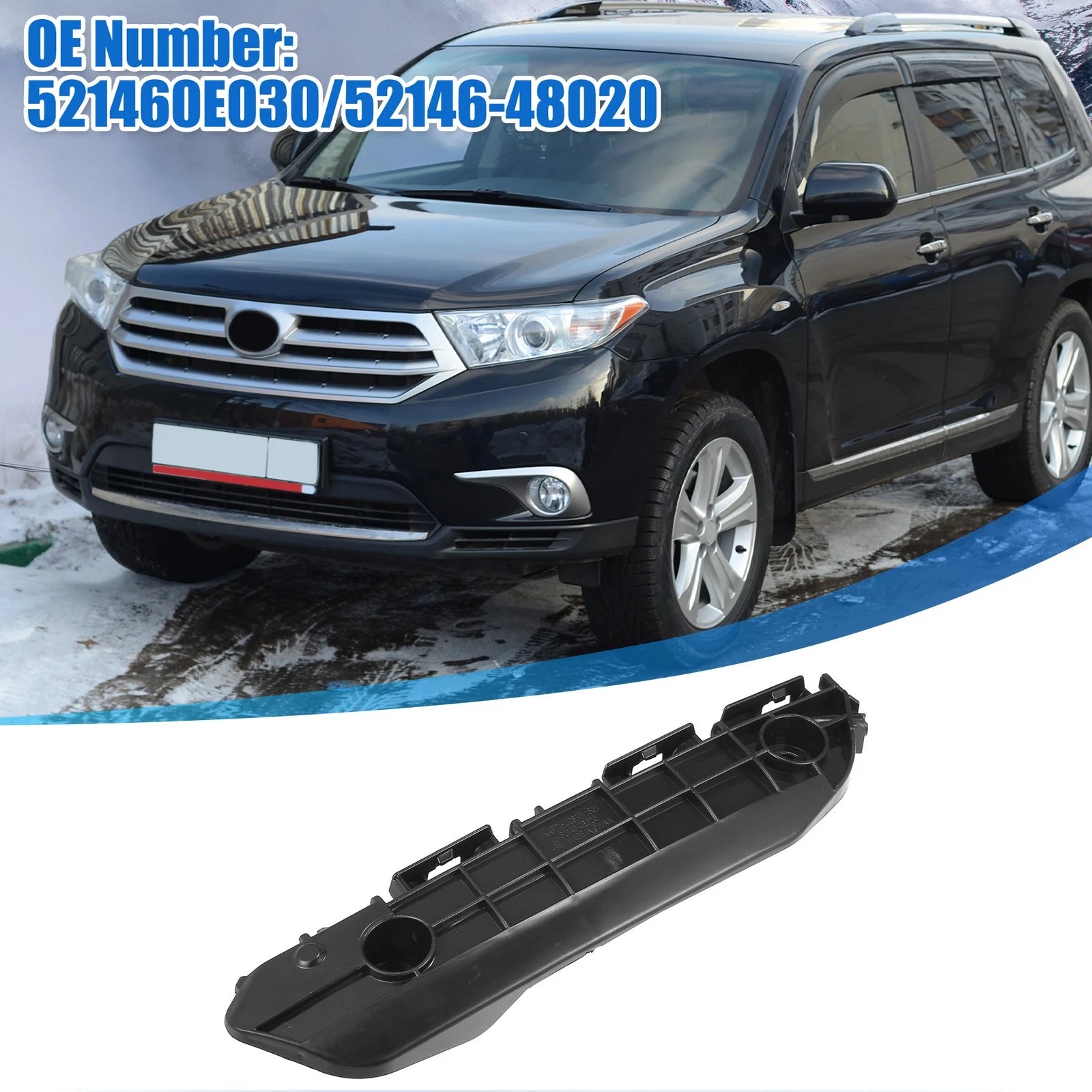Left Bumper Bracket Retainer for Toyota Highlander (2008–2010)