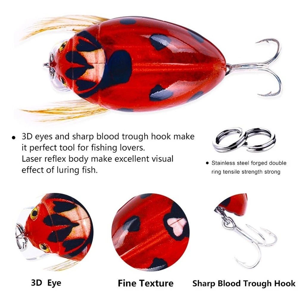 Floating Fishing Lure 3.8cm 4g for Freshwater & Saltwater Fishing