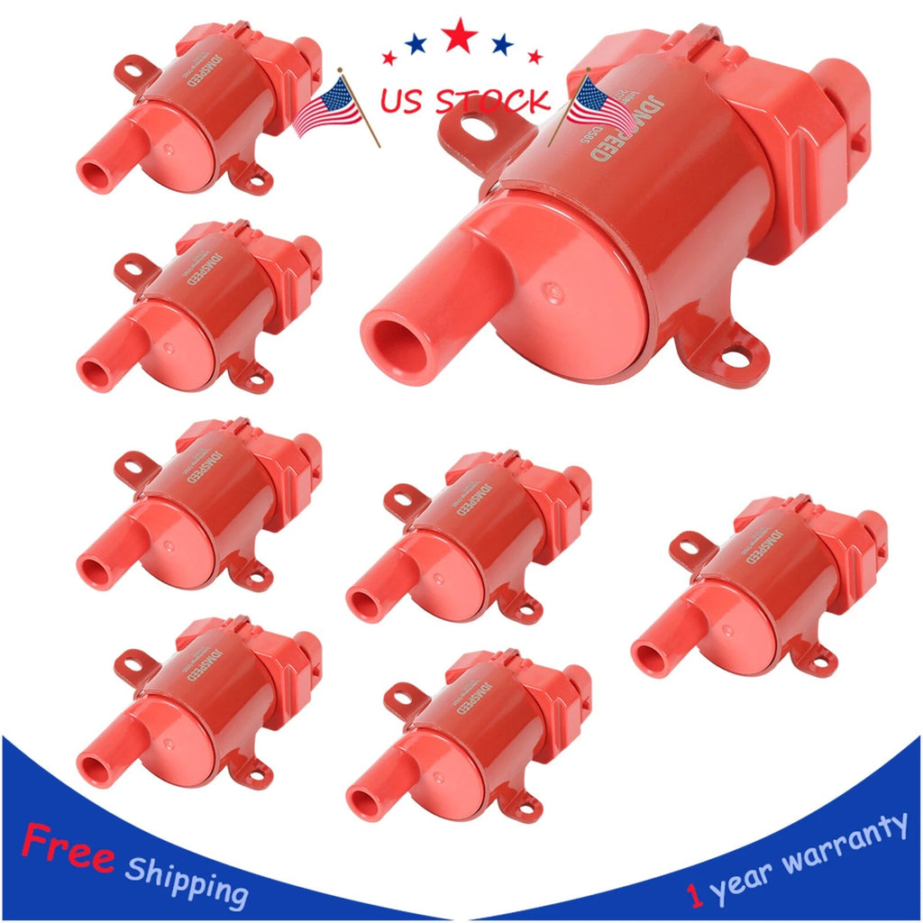 Set of 8 Ignition Coils for Chevy Silverado 1500 2500 GMC (2000–2023)