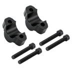 20 mm Aluminum Handlebar Risers for Yamaha Tenere 700 (2019–2023) - Black