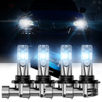 Set of 4 LED Headlight Bulbs 9006 9005 for