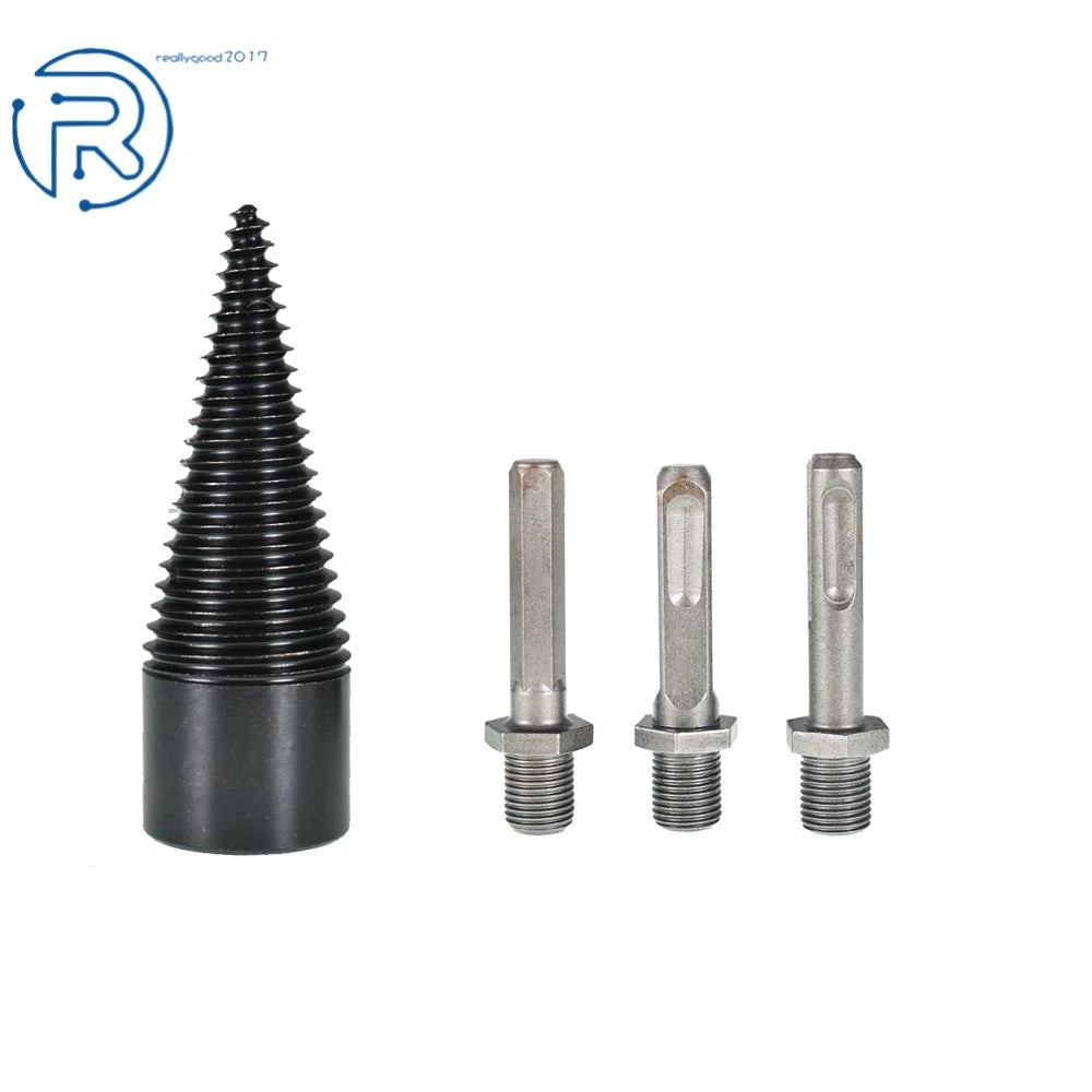 3pcs 32mm Firewood Log Splitter Drill Bit Set for Universal Use