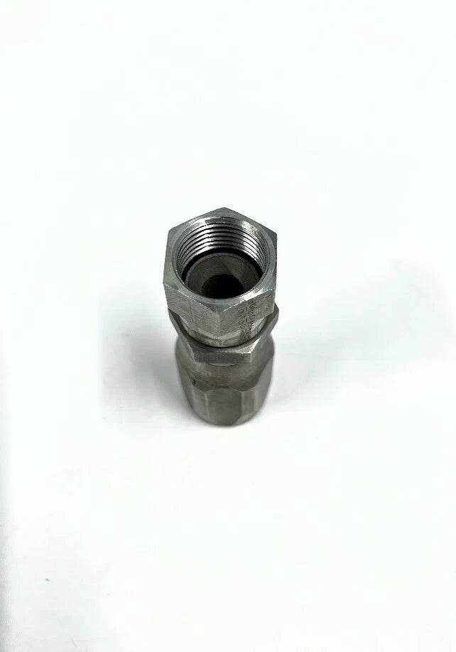 Aeroquip 259-4411-8 3/4-16 Female JIC 37 Deg Flare Swivel (2 Piece)