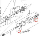 Lower Unit Seal Kit for Suzuki DF150 DF175 DF200 DF250 DF300 (2000–2023) 09282-30006