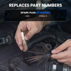 Set of 4 Iridium Spark Plugs for Yamaha Grizzly 600 660 (1998–2008)
