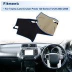 Dash Cover for Toyota Land Cruiser Prado 120 Series FJ120 (2003–2009) Flannel Set of 1