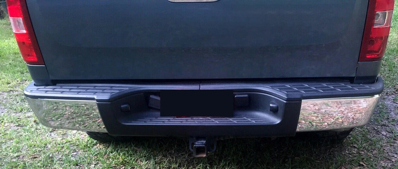 Set of 2 Rear Bumper End Caps for Chevy Silverado GMC Sierra (2007–2014)