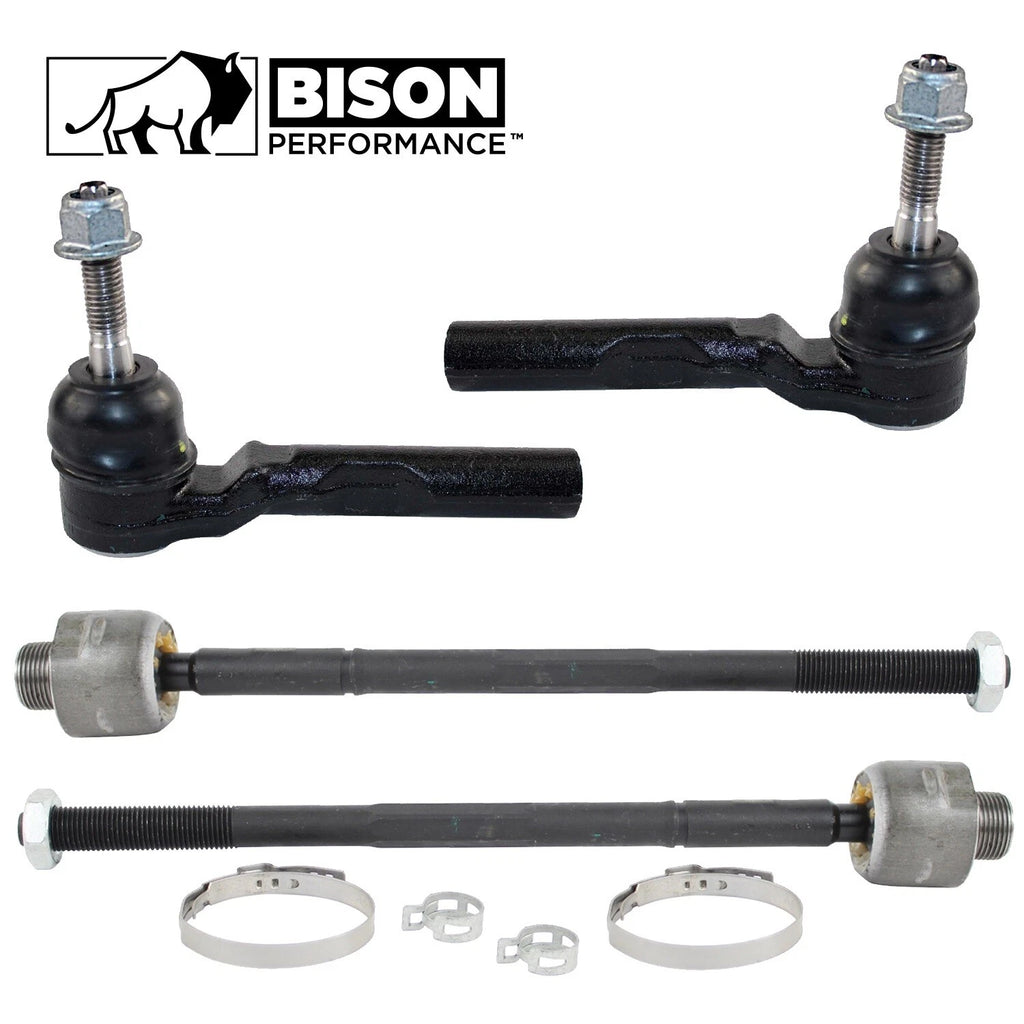 4pc Rear Steering Tie Rod End Kit for Sierra Silverado 1500 (2014–2019)
