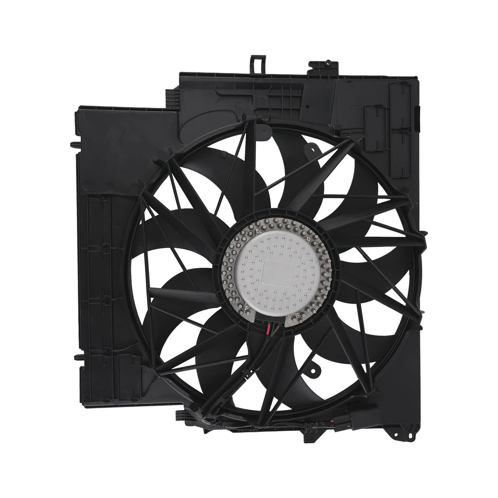 Cooling Fan Assembly for BMW X3/X4 2.0L/3.0L (2011–2018) 17427560877, 17427593847