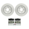 Front Rotors & Severe Duty Semi-Met Disc Brake Pad Kit for Camry ES300h (2018–2023)