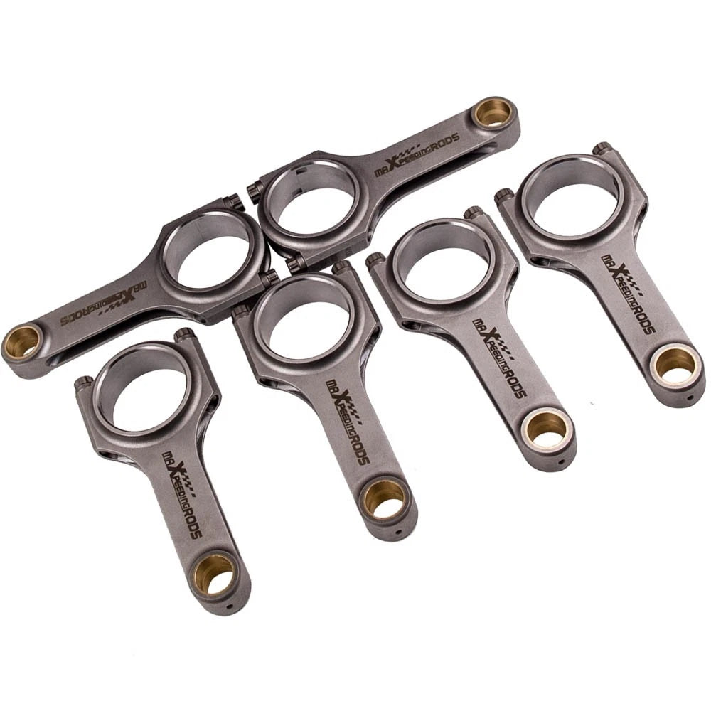 6pcs H-Beam Connecting Rods ARP 2000 for Nissan Skyline Datsun 240Z (L24)