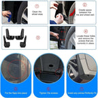 Splash Guards Mud Flaps Mudguards for Honda Civic 2016-2021 (1.5L 2.0L)