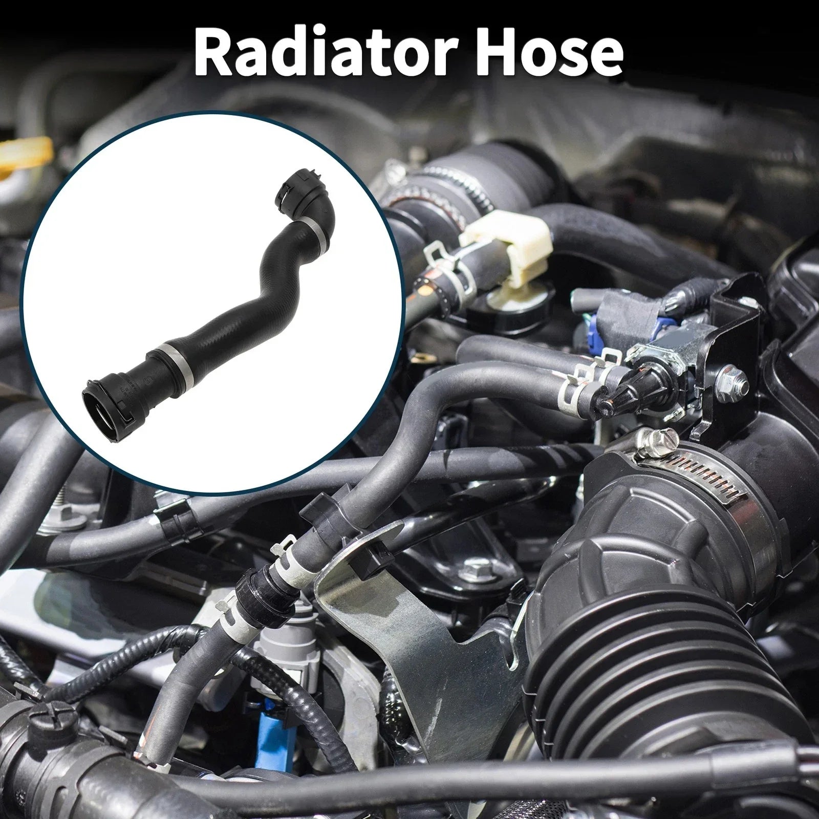 Radiator Hose for BMW 5 Series (E39) 525i Coolant Pipe (2000-2003)