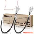 2X Rear Brake Hydraulic Hose for Chevy GMC T6500 T7500 Isuzu FVR (1997–2002)