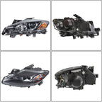 Clear Left Headlight Assembly Projector for Mazda CX-9 (2013–2015) Halogen