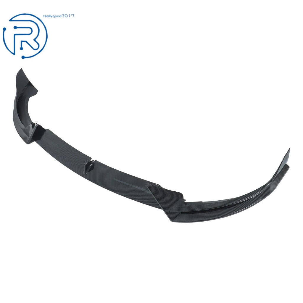 Set of 2 Carbon Front Lip Spoilers for Tesla Model Y (2020–2024)