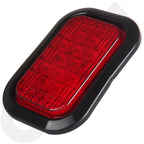 2X 5''x3'' Red Rectangle LED Stop/Turn/Tail Light Kits for Trucks