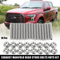 16pcs Exhaust Manifold Bolt Studs for Ford 4.6 5.4 Liter (1997–2008)