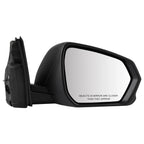 Passenger Side Door Mirror for Chevrolet Equinox (2018–2021) Black