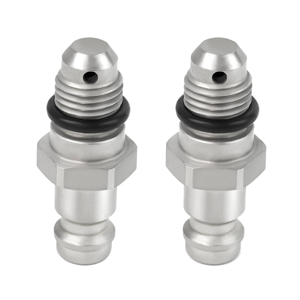 Front Mount Cylinder Bleed Fitting for 3/8" Compression 9/16"-24