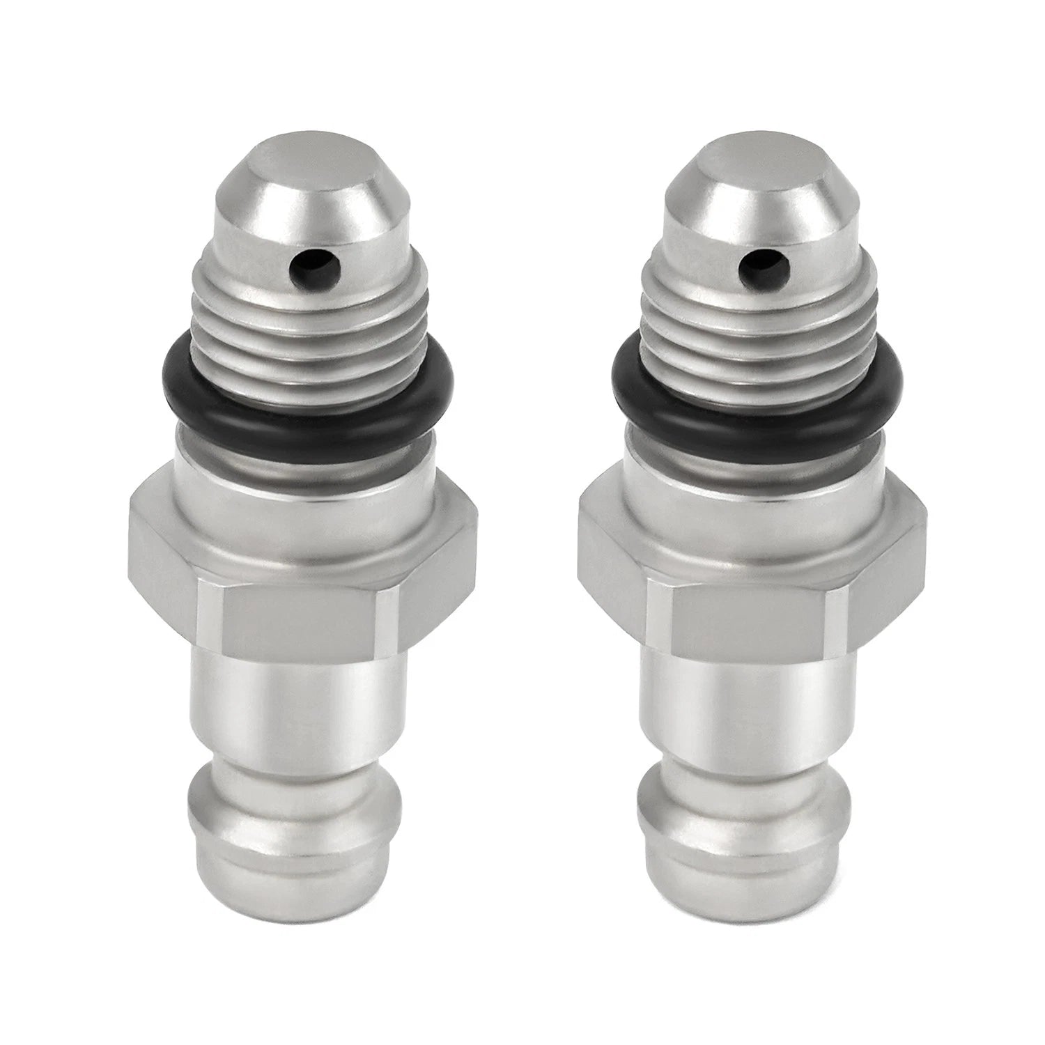 Front Mount Cylinder Bleed Fitting for 3/8" Compression 9/16"-24