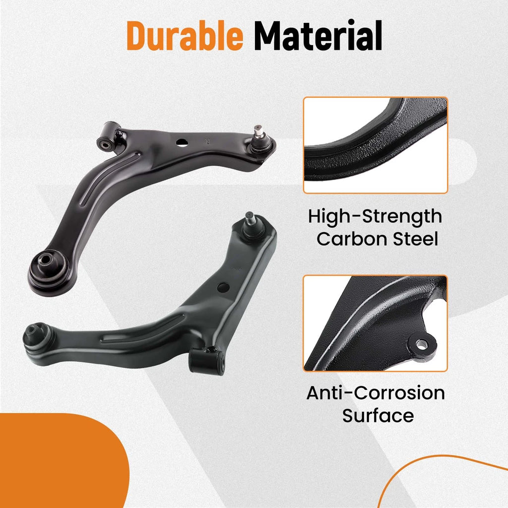 Set of 10 Front Lower Control Arms for Mercury Mariner (2008-2009)